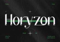 Horyzon Font - Featured Image