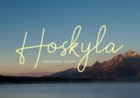 Hoskyla Font - Featured Image