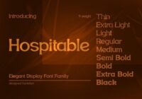 Hospitable Font - Featured Image