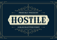 Hostile Font - Featured Image