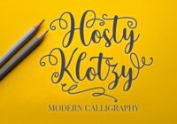 Hosty Klotzy Font - Featured Image