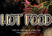 Hot Food Font - Featured Image