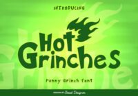 Hot Grinches Font - Featured Image