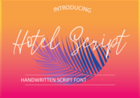 Hotel Script Font - Featured Image