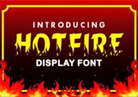 Hotfire Font - Featured Image