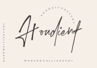 Houdient Font - Featured Image