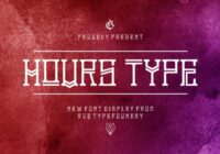Hours Font - Featured Image