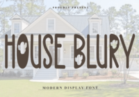 House Blury Font - Featured Image