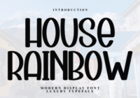 House Rainbow Font - Featured Image