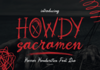 Howdy Sacramen Font - Featured Image