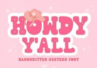Howdy Y'all Font - Featured Image
