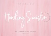 Howling Sinister Font - Featured Image