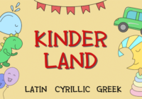 Hu Kinderland Font - Featured Image