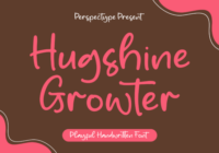 Hugshine Growter Font - Featured Image