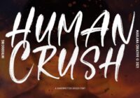 Human Crush Font - Featured Image