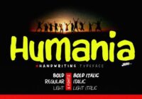 Humania Font - Featured Image