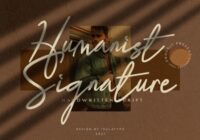 Humanist Signature Font - Featured Image