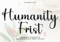 Humanity Frist Font - Featured Image