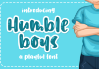 Humble Boys Font - Featured Image