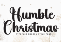 Humble Christmas Font - Featured Image