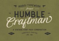 Humble Craftman Font - Featured Image