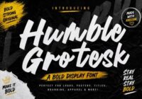 Humble Grotesk Font - Featured Image