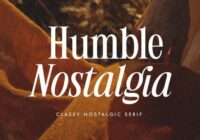 Humble Nostalgia Font - Featured Image