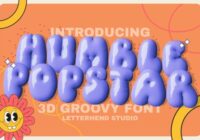 Humble Popstar Font - Featured Image
