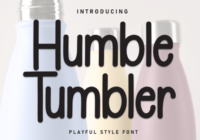 Humble Tumbler Font - Featured Image