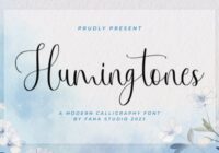 Humingtones Font - Featured Image