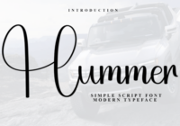 Hummer Balenci Font - Featured Image