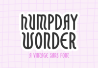 Humpday Wonder Font - Featured Image