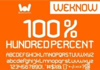 Hundred Percent Font - Featured Image