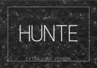 Hunte Extra Light Font - Featured Image