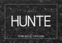 Hunte Semi-Bold Font - Featured Image
