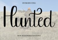 Hunted Font - Featured Image