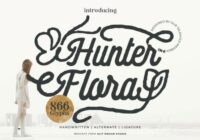 Hunter Flora Font - Featured Image