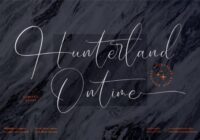 Hunterland Ontime Font - Featured Image