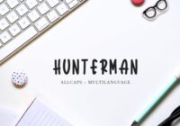 Hunterman Font - Featured Image