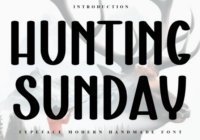 Hunting Sunday Font - Featured Image