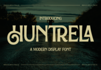 Huntrela Font - Featured Image