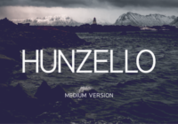 Hunzello Medium Font - Featured Image