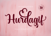 Hurdagif Font - Featured Image