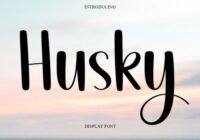 Husky Font - Featured Image
