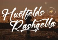 Hustfelds Rashgella Font - Featured Image