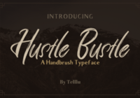 Hustle Bustle Font - Featured Image