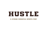 Hustle Font - Featured Image