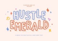 Hustled Emerald Font - Featured Image