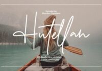 Hutellan Font - Featured Image
