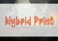 Hybrid Print Font - Featured Image